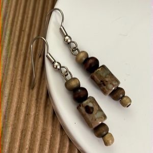 Stone Earrings.